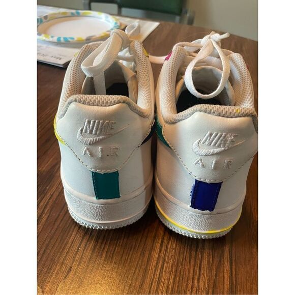 Air Force 1 Hand Painted (SZ 6.5Y) - Picture 4 of 5